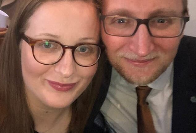 One of those seeking compensation for injuries linked to the AstraZeneca Covid vaccine is father-of-two and IT engineer Jamie Scott (right), His wife Kate (left) said she hoped the new AstraZeneca submission was sign the legal case could be resolved soon