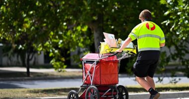 From Monday, letters will be delivered every second day instead of every day for 98 per cent of locations across Australia
