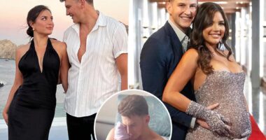 'Bachelorette' star Blake Horstmann welcomes first baby with 'Love Is Blind' alum Giannina Gibelli