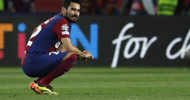 Ilkay Gundogan hit out at his Barcelona team-mates after their defeat by PSG on Tuesday night