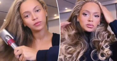 Beyoncé flaunts long natural hair in new Cécred video