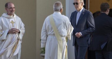 Biden Angers Catholics With Sacrilegious Motion, Gross Comment About the Bible at FL Abortion Rally – RedState