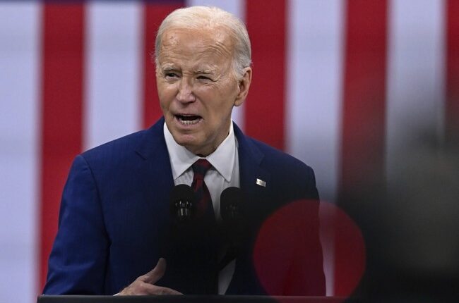 Biden Shouts Incoherently When Interrupted by Heckler, Claims He's Cut Deficit by $1T – RedState