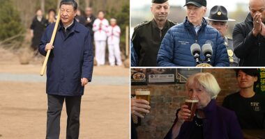 President Joe Biden is doubling down on China , warning it to stop its aggressive tactics in the South China Sea while offering Taiwan a $6.6 billion investment to help it build microchips. Biden will discuss Beijing 's activity toward its neighbors in Asia during summits this week with Japanese Prime Minister Fumio Kishida and Philippine President Ferdinand Marcos Jr. He spoke with Chinese President Xi Jinping last week. Additionally, his administration is investing in Taiwan Semiconductor Manufacturing Company, so it can expand existing plans for two factories in Phoenix and add a third, newly announced production hub in Arizona.