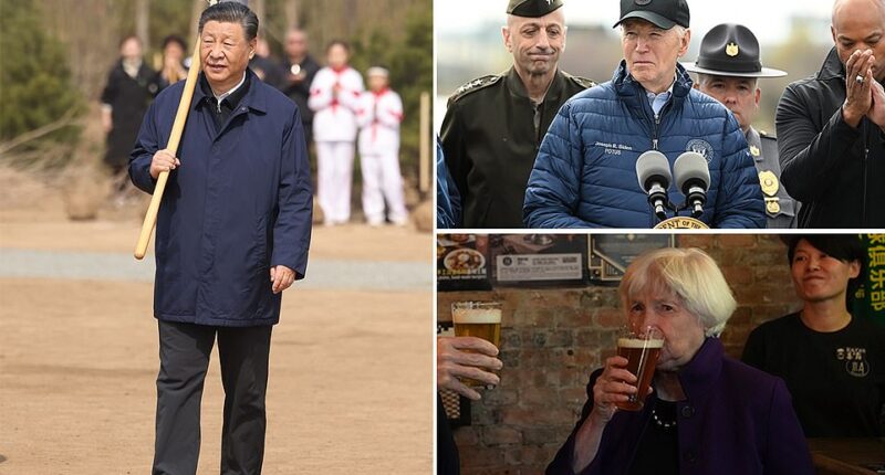 President Joe Biden is doubling down on China , warning it to stop its aggressive tactics in the South China Sea while offering Taiwan a $6.6 billion investment to help it build microchips. Biden will discuss Beijing 's activity toward its neighbors in Asia during summits this week with Japanese Prime Minister Fumio Kishida and Philippine President Ferdinand Marcos Jr. He spoke with Chinese President Xi Jinping last week. Additionally, his administration is investing in Taiwan Semiconductor Manufacturing Company, so it can expand existing plans for two factories in Phoenix and add a third, newly announced production hub in Arizona.