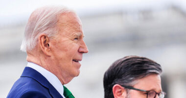 Biden ‘Strongly’ Supports Johnson’s $95 Billion Foreign Aid Package