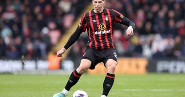 Ukraine defender Illia Zabarnyi who has enjoyed a transformative year for club and country