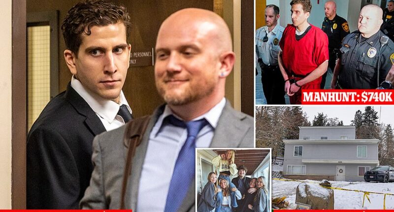 The Bryan Kohberger murder case has cost taxpayers at least $3.6 million with no end in sight with his trial delayed yet again. Millions were spent on the nationwide manhunt to find him, housing him in a pre-trial jail, legal fees, massive University of Idaho security costs, and more. Kohberger, 29, is accused of stabbing to death Kaylee Goncalves, 21, Madison Mogen, 21, Xana Kernodle, 20, and Ethan Chapin , 20, on November 13, 2022. The massacre at an off-campus house they rented in the college town of Moscow was the worst crime scene some investigators saw and shocked the country .