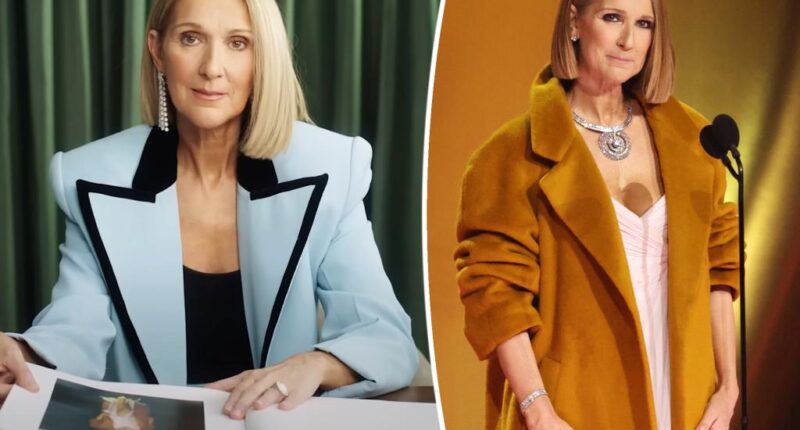 Celine Dion reveals emotional reason for keeping her coat on at the 2024 Grammys