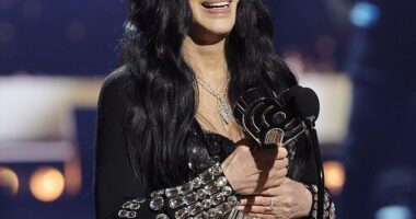 Cher, 77, headlines a loaded class of this year's Rock & Roll Hall of Fame inductees, but it's not clear if she will attend, as she has been outspoken about being snubbed by the institution for decades. Pictured earlier this month at the iHeartRadio Music Awards in LA