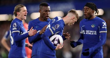 Cole Palmer made an emphatic statement that he is Chelsea's designated penalty taker after Nicolas Jackson and Noni Madueke squabbled in Monday night's 6-0 win over Everton