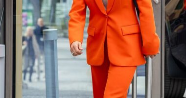 Crown Princess Victoria of Sweden looked stunning on Wednesday as she attended the opening of the Global Sustainable Tourism conference in Stockholm