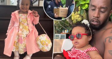 Diddy posts Easter photos of daughter Love after federal raids