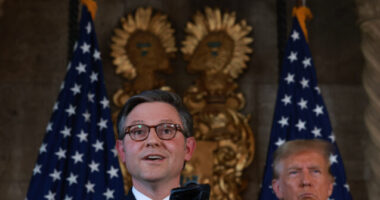 Donald Trump, Speaker Mike Johnson Announce Election Integrity Bill: 'Common Sense'