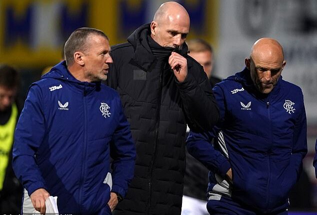 Philippe Clement's Rangers lost more ground to Celtic in the Scottish Premiership on Wednesday as they were held by Dundee