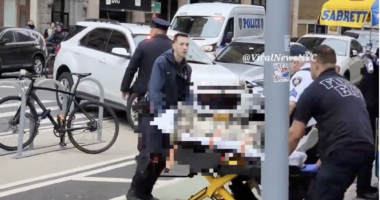 EXTREMELY GRAPHIC: Video Released Showing Fully Burned Body Wheeled Onto Ambulance