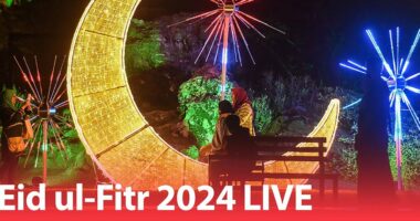 Eid ul-Fitr 2024 LIVE: Moon-sighting announcements from the UK and around the world as Saudi Arabia announces date