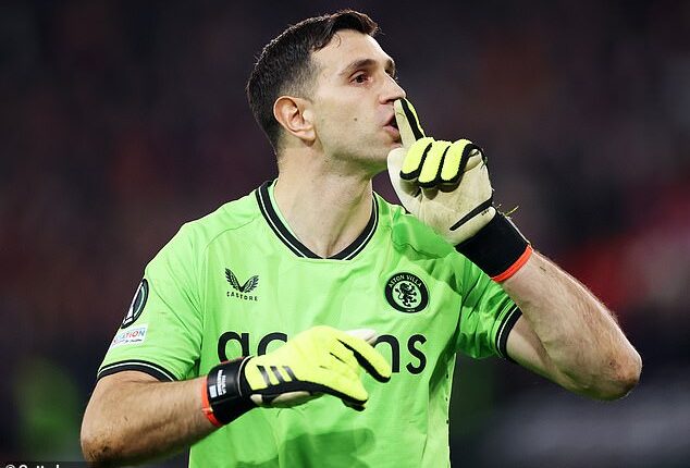 Emiliano Martinez was Aston Villa's hero during their penalty shootout victory over Lille