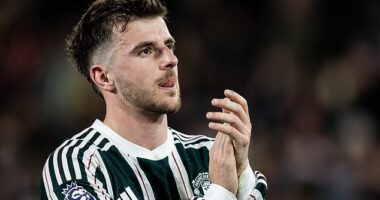 England fans are convinced that Mason Mount is 'definitely going to the Euros' after Man United midfielder was seen modelling Three Lions' new kit... as they claim Gareth Southgate 'LOVES' the former Chelsea playmaker