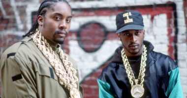 Eric B. & Rakim praised the diversity in artists picked for the 2024 Rock and Roll Hall of Fame, despite not getting the nod themselves. Pictured in 1987 in NYC