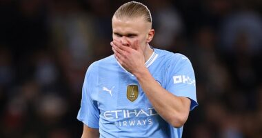 Erling Haaland has been left out of Manchester City's squad for their FA Cup game against Chelsea