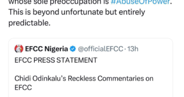 Ex-NHRC boss and EFCC clash over Bobrisky