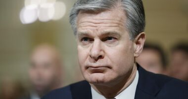 FBI Director Christopher Wray on Thursday will warn Congress that the U.S. is at risk of terror attacks from within that are fashioned by ISIS