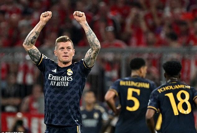 Fans noticed Toni Kroos's instrumental role in Vinicius Jr's opening goal for Real Madrid