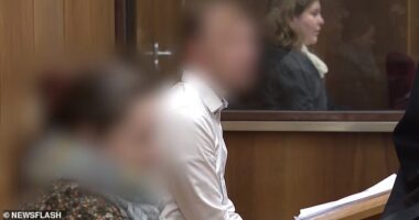 Alexander K. (pictured) was jailed alongside his girlfriend Maike W. (pictured)
