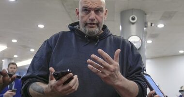 Pennsylvania Democrat Sen. John Fetterman insisted he is not ' woke ' and that squatters have 'no rights' amid outrage over an increase in home break-ins that have led to intruders claiming residency