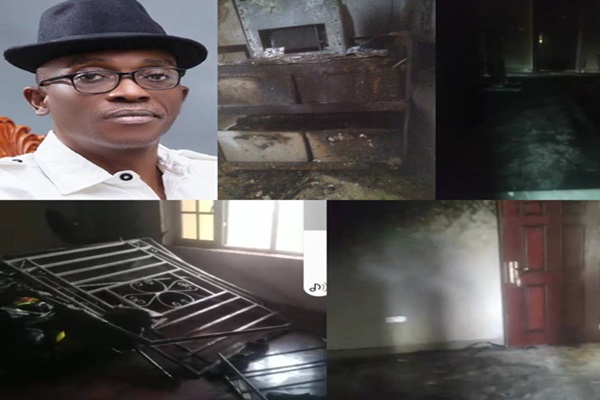 Fire guts LP chairman Abure?s house in Abuja