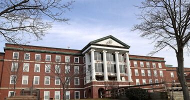 Massachusetts residents are outraged at recently announced plans to turn a former Boston area veteran housing unit (pictured) into a homeless shelter
