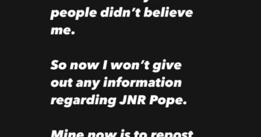 Go and ask his brother - Movie producer Stanley Nwoko tells Nigerians asking why ?Husband? was not included in Jnr Pope?s obituary