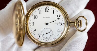 Business magnate John Jacob Astor's 14 carat gold Waltham pocket watch is set to go up for sale at auction