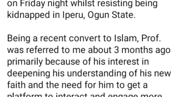 Gunmen kill Babcock University professor, kidnap two others at event centre in Ogun
