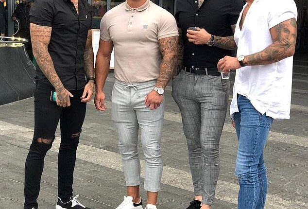The 'four lads in jeans' took to Birmingham city centre donning tight cropped trousers and polo shirts back in 2019