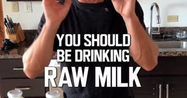 Dr Paul Saladino, a holistic physician also known as 'Carnivore MD,' claimed on TikTok: 'No matter how you get it, getting raw milk, raw dairy, in your diet is definitely going to improve your health. You're welcome'