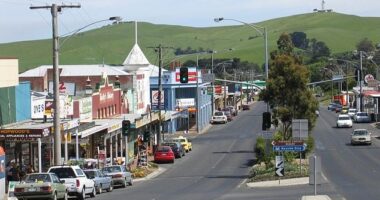 Residents of the small town at the centre of an alleged poisonous mushroom lunch, Korumburra (pictured), has hit out against harmful rumour mills surrounding the case