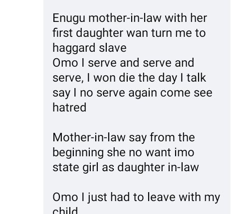 I  nearly took my life - Nigerian woman shares traumatizing experience living with her mother-in-law