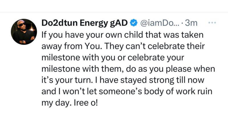If I am your enemy, I am your enemy full time - OAP Dotun speaks after stopping DJ from playing DBanj