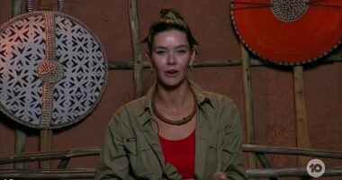 I'm A Celebrity ... Get Me Out Of Here! Australia viewers were left shocked as Brittany Hockley (pictured) and Ellie Cole were sent home in a double elimination on Thursday.