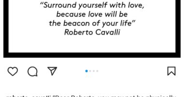 Italian fashion designer, Roberto Cavalli dies aged 83