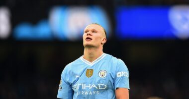 Erling Haaland failed to make his mark on the game as Man City drew 0-0 with Arsenal