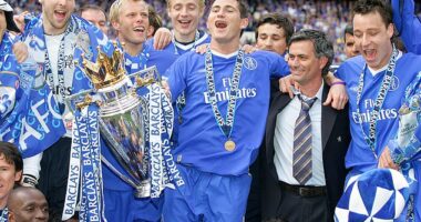 John Terry (right) believes Chelsea's 2004-05 season was just as impressive as Arsenal's invincible campaign the campaign prior