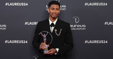 Jude Bellingham walked with another prize after his startling debut campaign in Spain with Real Madrid