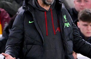 Jurgen Klopp was left furious in the Liverpool dugout during Thursday's defeat against Atalanta