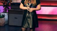 Kelly Clarkson looked ready to rock during for Monday's episode her eponymous talk show, The Kelly Clarkson Show