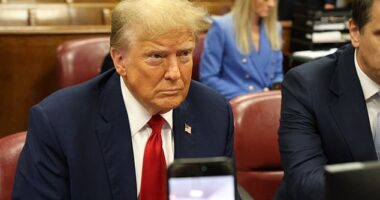 While Supreme Court arguments over immunity were taking place Trump was in Manhattan criminal court over a separate hush money case