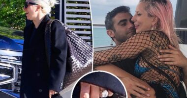 Lady Gaga sparks engagement rumors with massive diamond ring