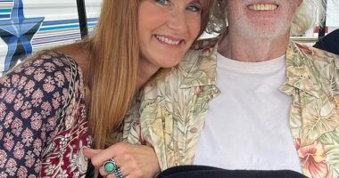 Laura Dern said it was a 'dream come true' to finally act with her father - two-time Oscar nominee Bruce Dern - for the first time in three episodes of Apple TV+ miniseries Palm Royale